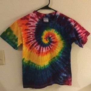 Tie-dyed tee shirt